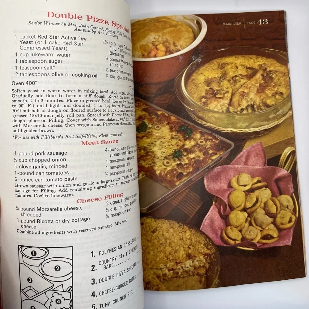 100 New Bake Off‎ Recipes Vintage Grand National Pillsbury 1965 USA Winners
